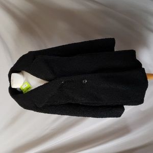 NEW SAM EDELMAN Black Boucle Coat
